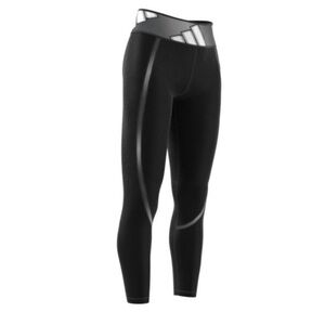 Adidas Black Leggings with Gray Accents